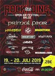 Plakat Rock das Ding 2019