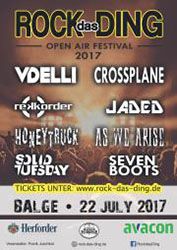 Plakat Rock das Ding 2017